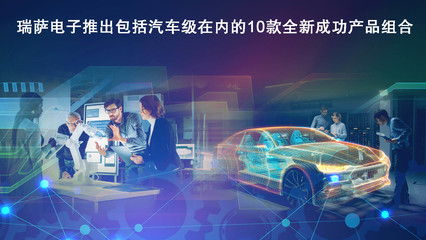 瑞薩電子發(fā)布10款全新汽車級成功產(chǎn)品組合，引領(lǐng)技術(shù)創(chuàng)新潮流